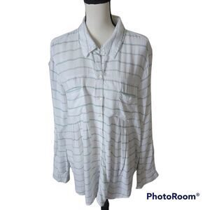 Style & Co Button Up Blouse. Size XL.